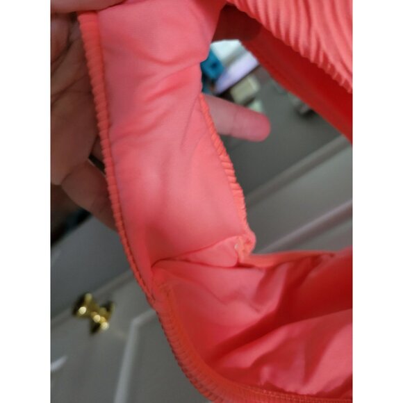 Seafolly Womens Orange Capri High Neck One Piece Bathing Suit Swim size 8 beach - Picture 4 of 6